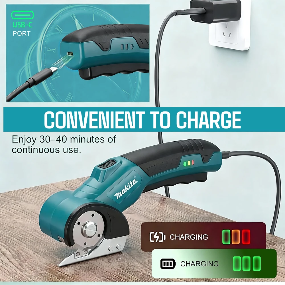 กรรไกรไฟฟ้าไร้สาย Makita CP730 - Electric Screwdriver Rechargeable Usb บทวิจารณ์และราคา