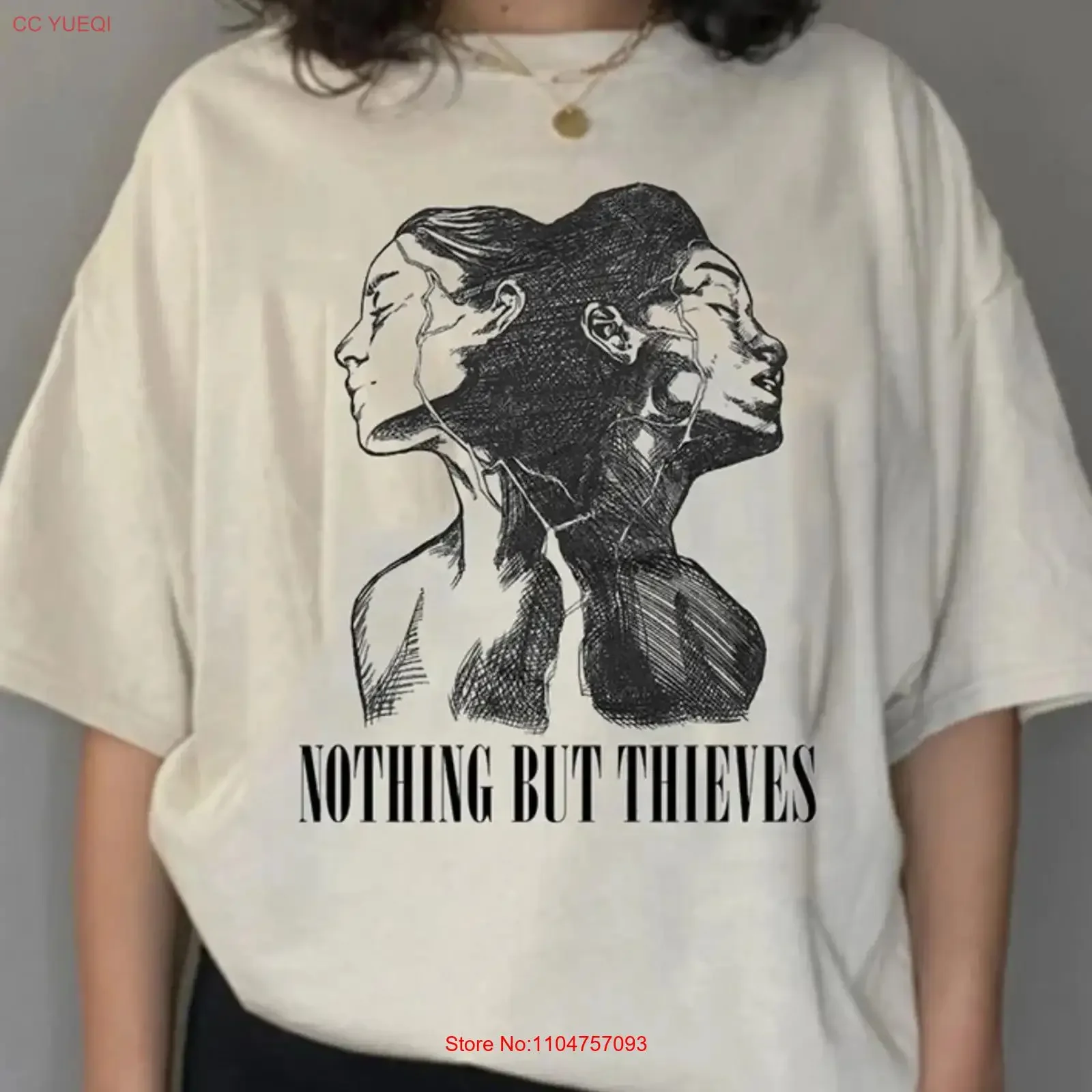 Nothing But Thieves 2023 Tour T shirt Full Size vintage Washed designer clothes streetwear Casual Top For Everyday Wear Unisex
