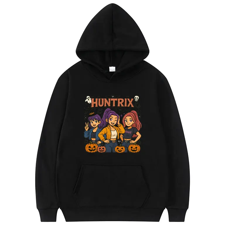 

Movie Kpop Demon Hunters Rumi Mira Zoey Hoodie Men Women Christmas Halloween Sweatshirt Male Vintage Oversized Cool Streetwear