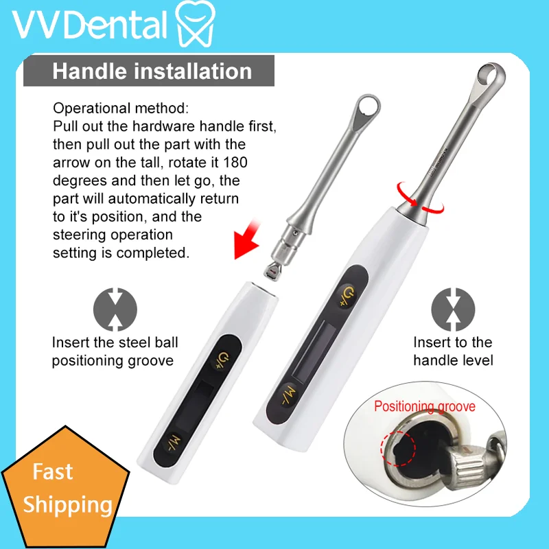 Colorful Dental Implant Torque Screwdriver Wrench 10-40Ncm Universal Tool Box for Implant Restoration