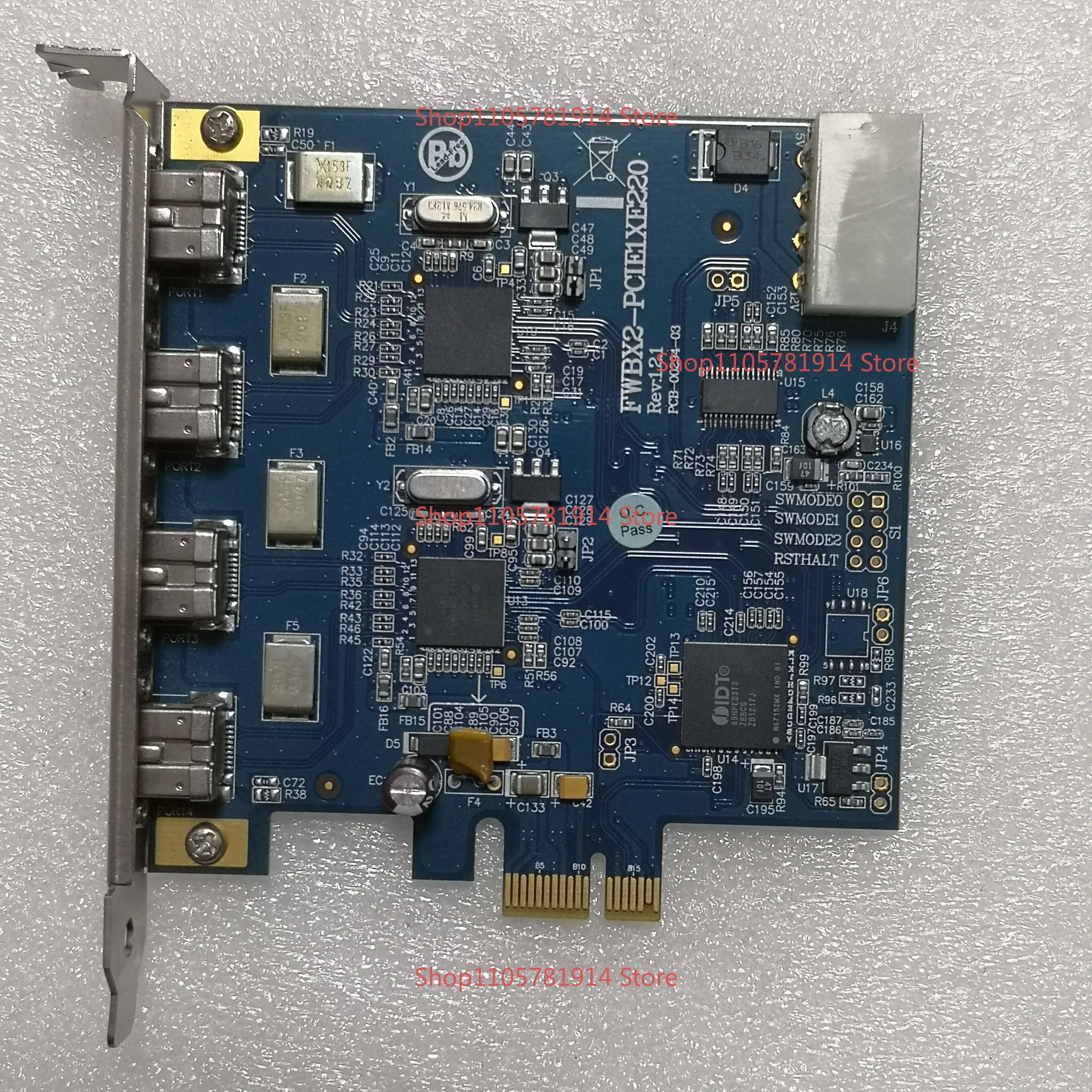For Taiwan IOI FWBX2-PCIE1XE220 1394B Capture Card, Industrial Camera Card
