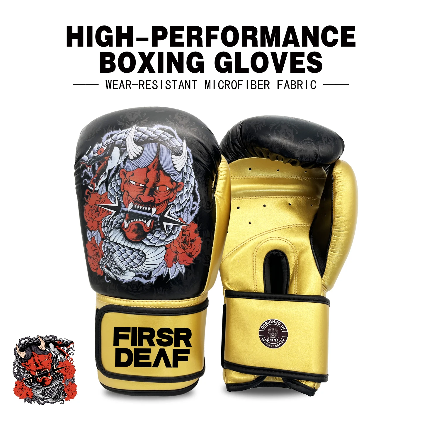 Boxing gloves printed with logo, thickened microfiber leather, boxing machine, adult boxing, Sanda combat customization