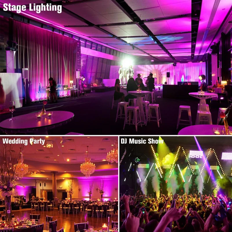 Imagem -05 - Stage Wash Light Bar com Som Ativado Dmx Control Rgbw Cob Led Wall Washer dj Disco Party Casamento Aniversário 4in 1