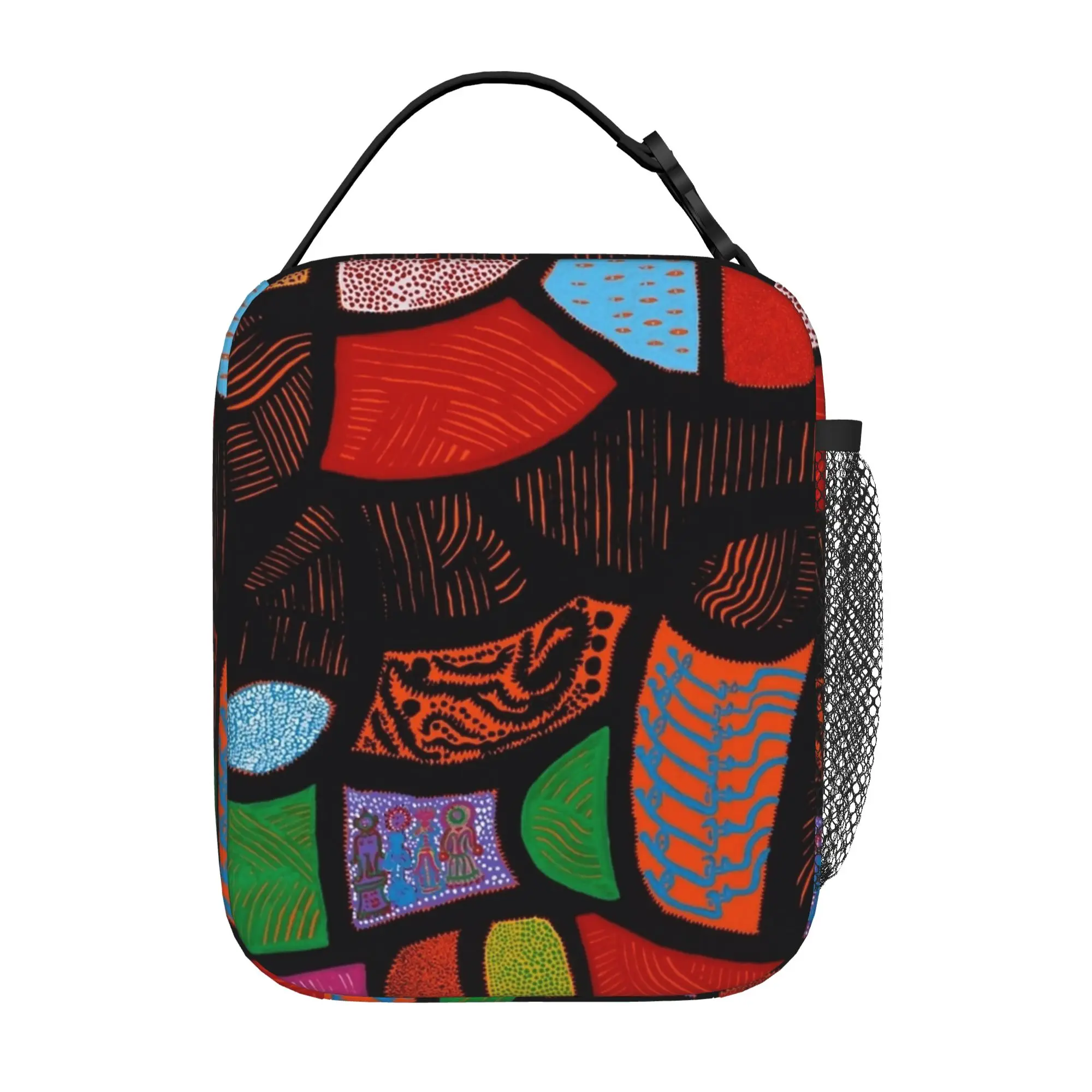 Y-Yayoi Kusama Thermal Insulated Lunch Bag for Picnic  Portable Food Bag Container Thermal Cooler Lunch Boxes