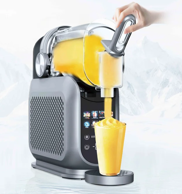 Multifunction Portable Frozen Drink Slushie Maker Quick Automatic Touch Screen Design for Home Application