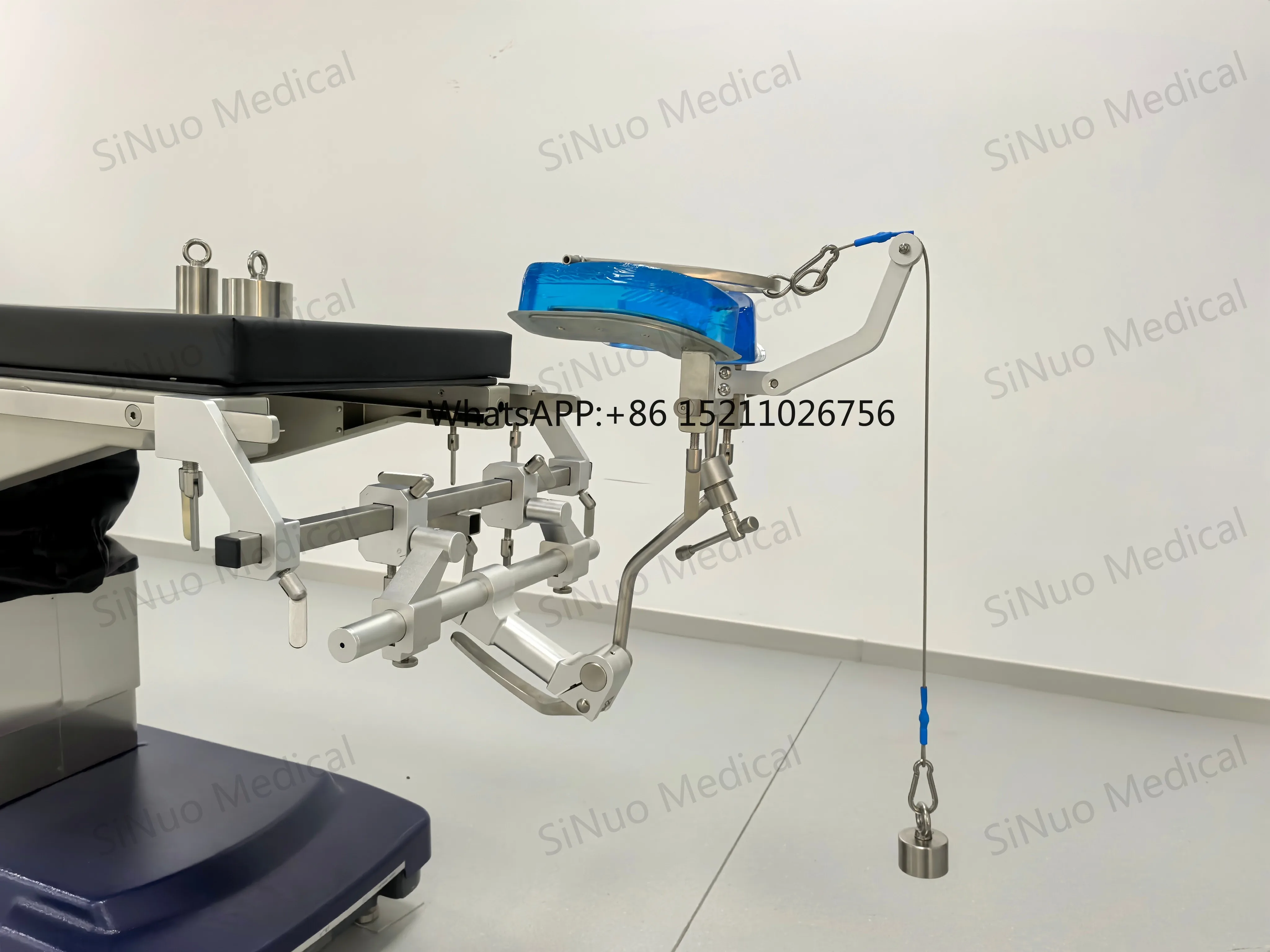 Manual 3 Point Skull Clamp Cranial Stabilization System Three Pin Head Fixer for Neurosurgery-SiNuo