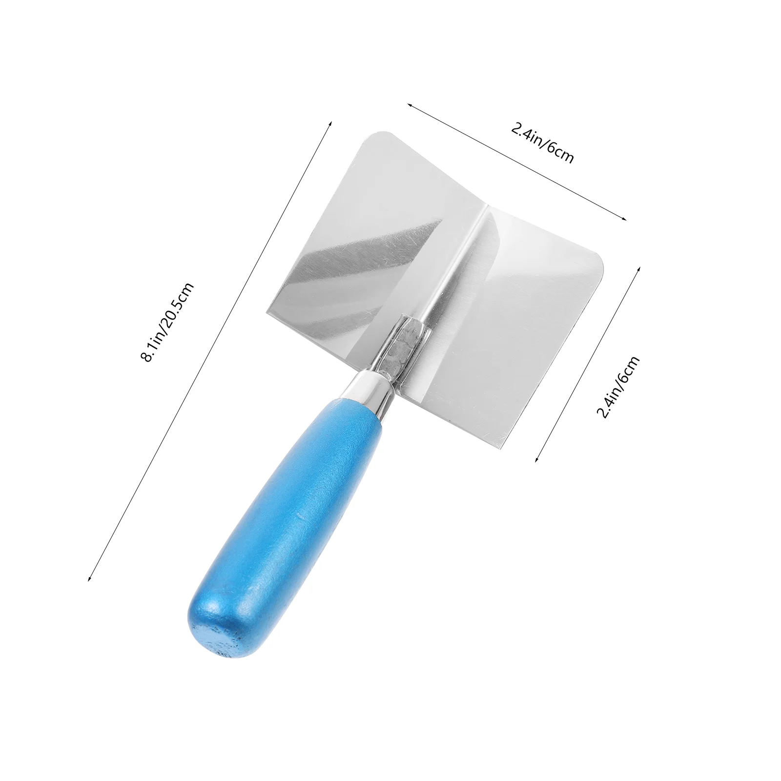 Stainless Steel Trowel Corner Scraper Tool Puttying Decorative Tray Ergonomic Plaster Drywall