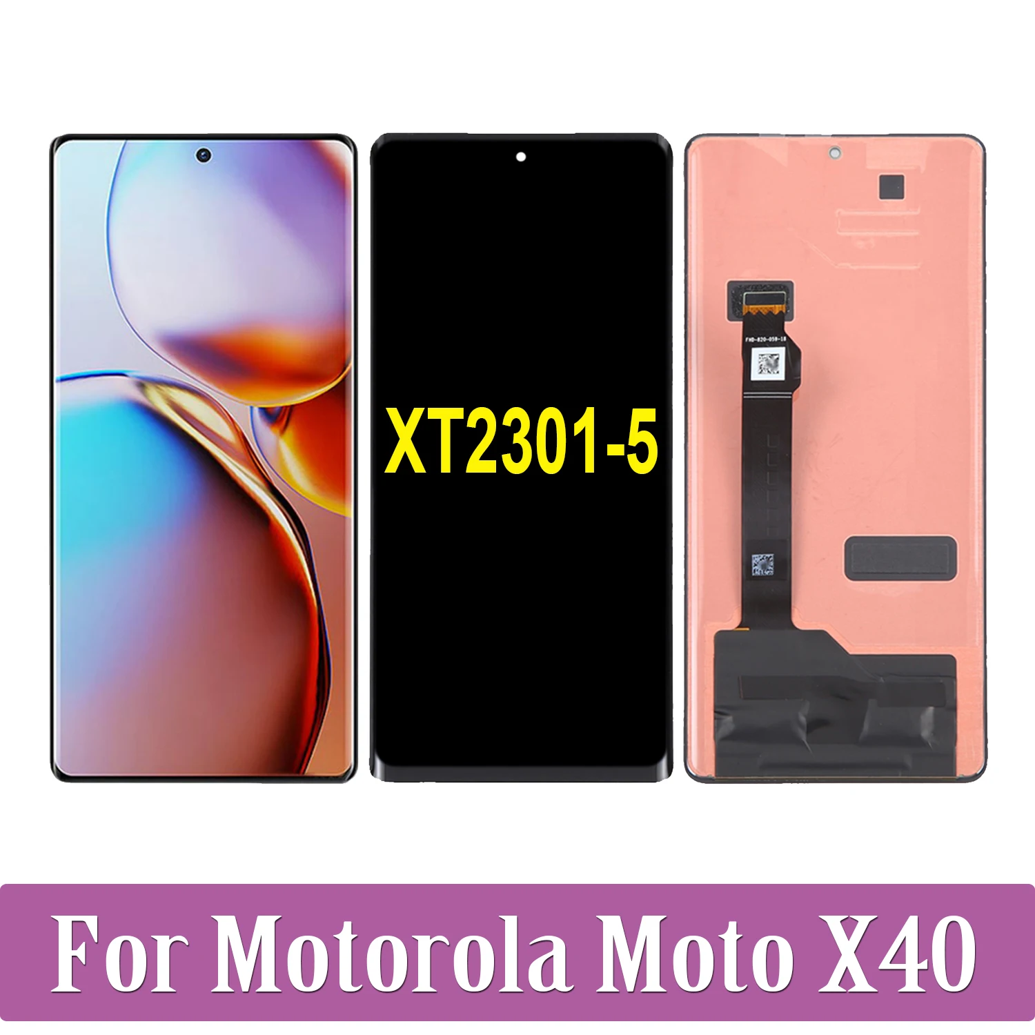 For Motorola Moto X40 XT2301-5 LCD Display Touch Screen Digitizer Assembly