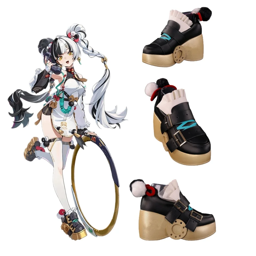 Zenless Zone Zero Dialyn Cosplay Game ZZZ Shoes Anime Dialyn Accessories Props أزياء الهالوين للرجال والنساء #1