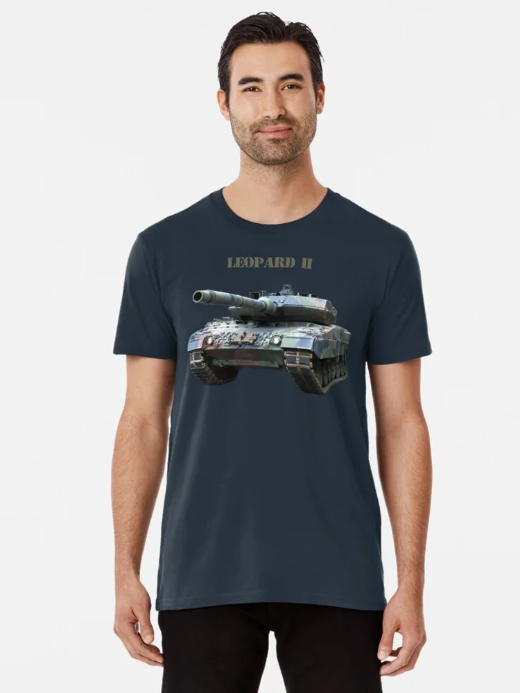 Bundeswehr Panzer Leopard 2 Main Battle Tank T Shirt New 100% Cotton Short Sleeve O-Neck Casual T-shirts Size S-3XL