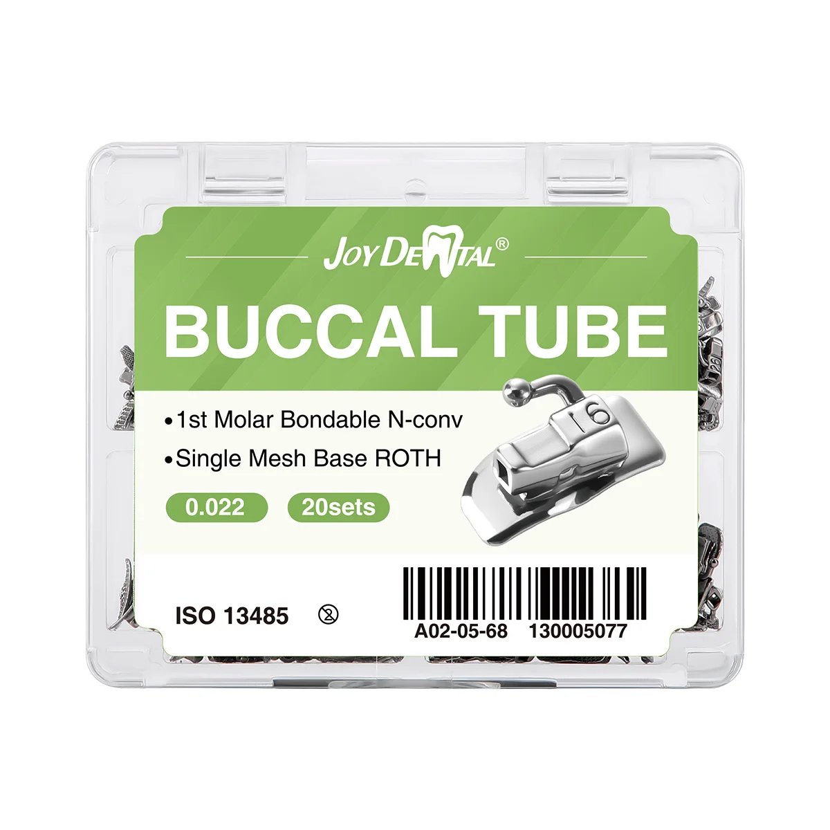 80 teile/schachtel Dental Kieferorthopädische Bukkalröhrchen MIM Monoblock Mesh Basis Split für 1st 2nd Backenzähne Bindung Nicht-Cabrio – Detail 7