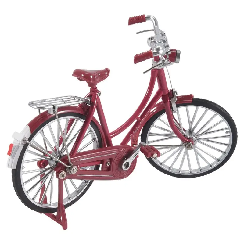 ABXE-Mini 1:10 Alloy Model Bicycle Diecast Metal Finger Mountain Bike Retro Bike Adult Collectible Children