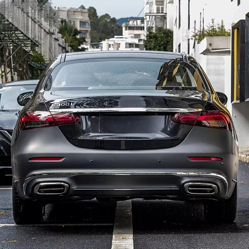 For 2021-2022 E Class W213 Upgrade M-BH Bodykit Front Rear Bumper Grille Diffuser Exhaust Tips Factory Price 5