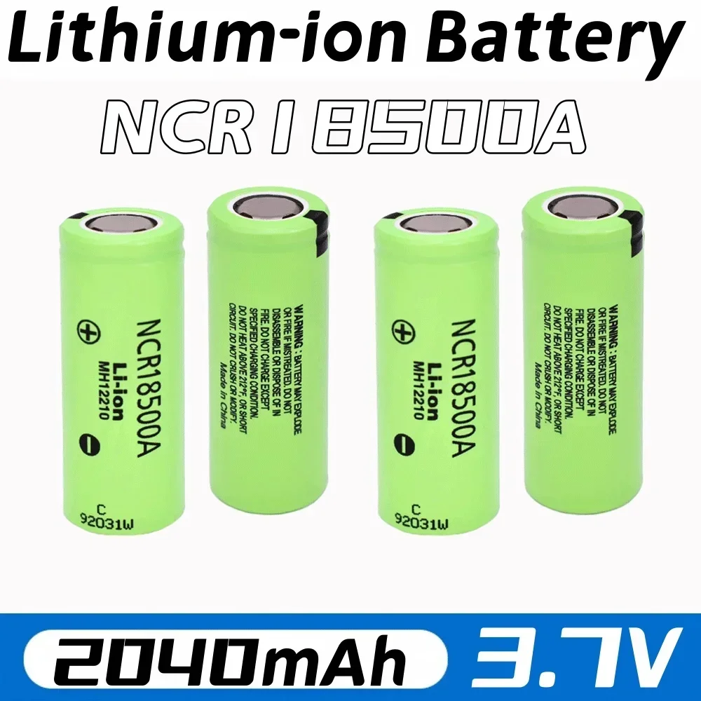 2024 New 100% Original High-Quality For Panasonic NCR18500A 3.7V 2040mAh Suitable for Toy flashlight etc battery replace