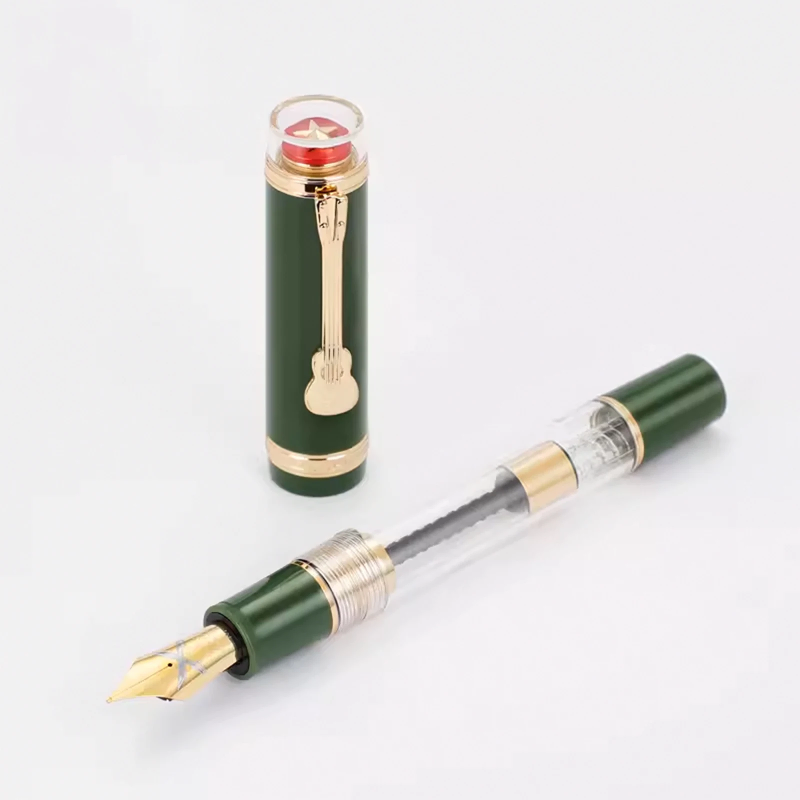 

Jinhao Tiandao 1935 Fountain Pen Creative Office Student School Practicing Calligraphy writing ink pens school Stationery Green