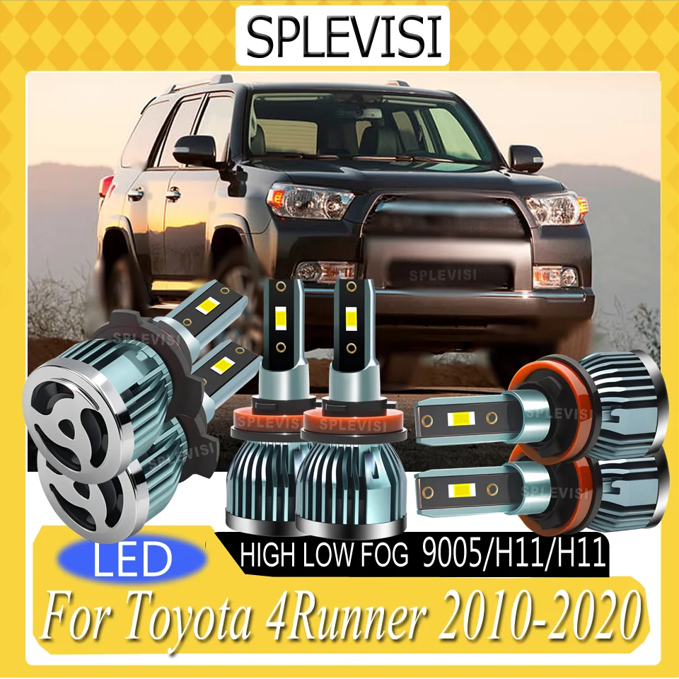 

5 Year warranty Tool-Less Setup LED Headlight foglight For Toyota 4Runner 2010 2011 2012 2013 2014 2015 2016 2017 2018 2019 2020