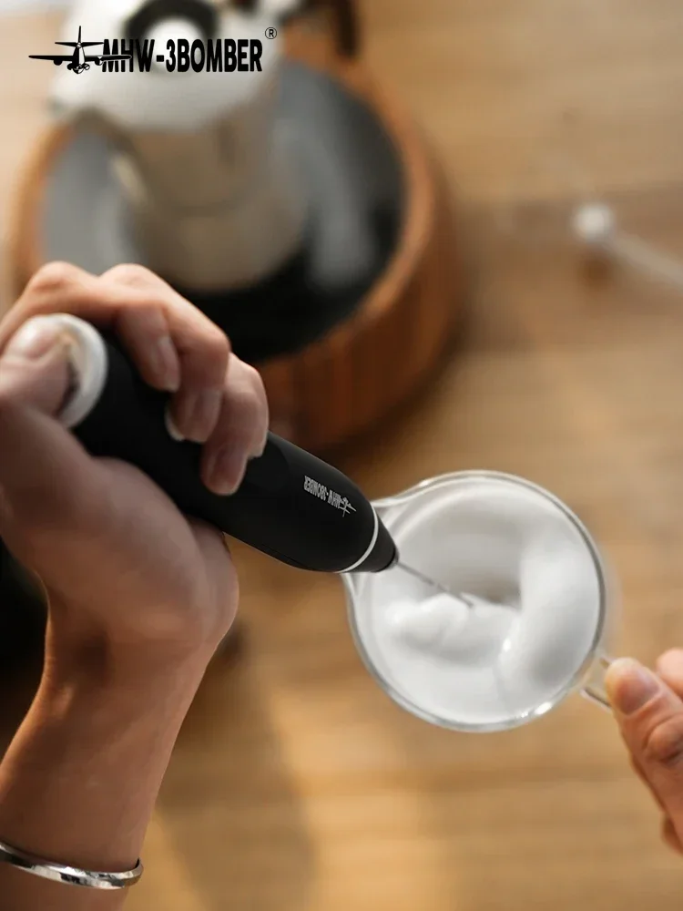 USB versátil leite Frother com vários anexos, adequado para várias bebidas e sobremesas