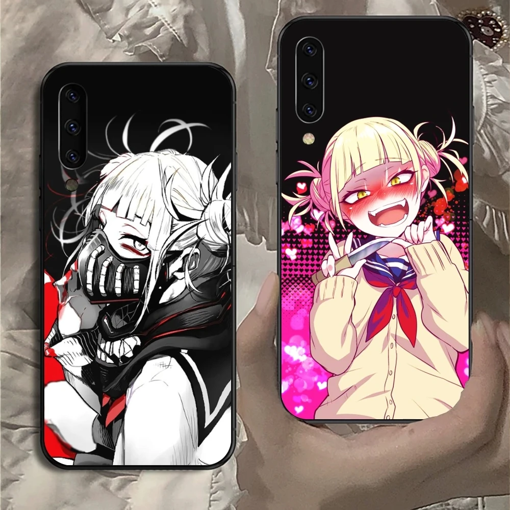 Hero Himiko Toga Mobile Cell Phone Case for Samsung Note 9 10 20 Plus Pro Ultra J6 J5 J7 J8 Black Soft Phone Cover Shell