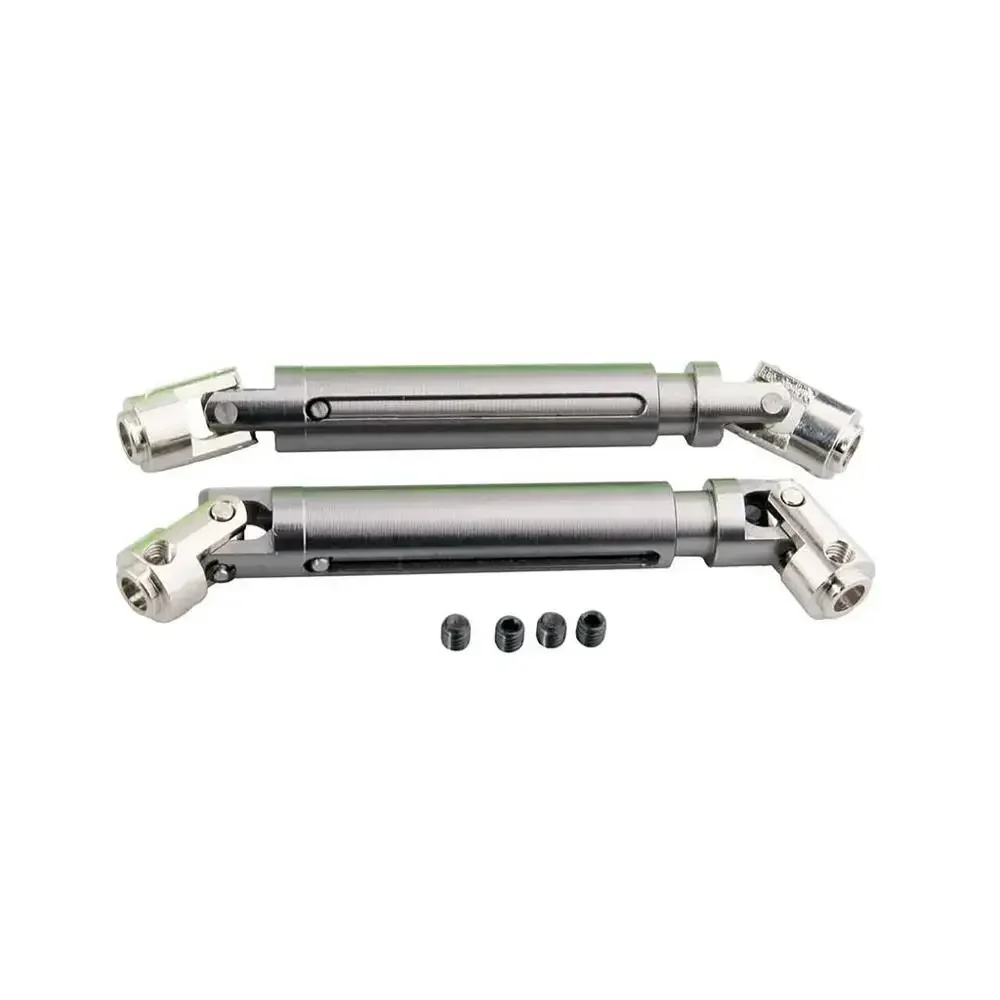 2 pçs rgt r86042 dianteiro traseiro metal eixo de transmissão para rc modelo carros escalada carros 1/10 86100 simulação atualização