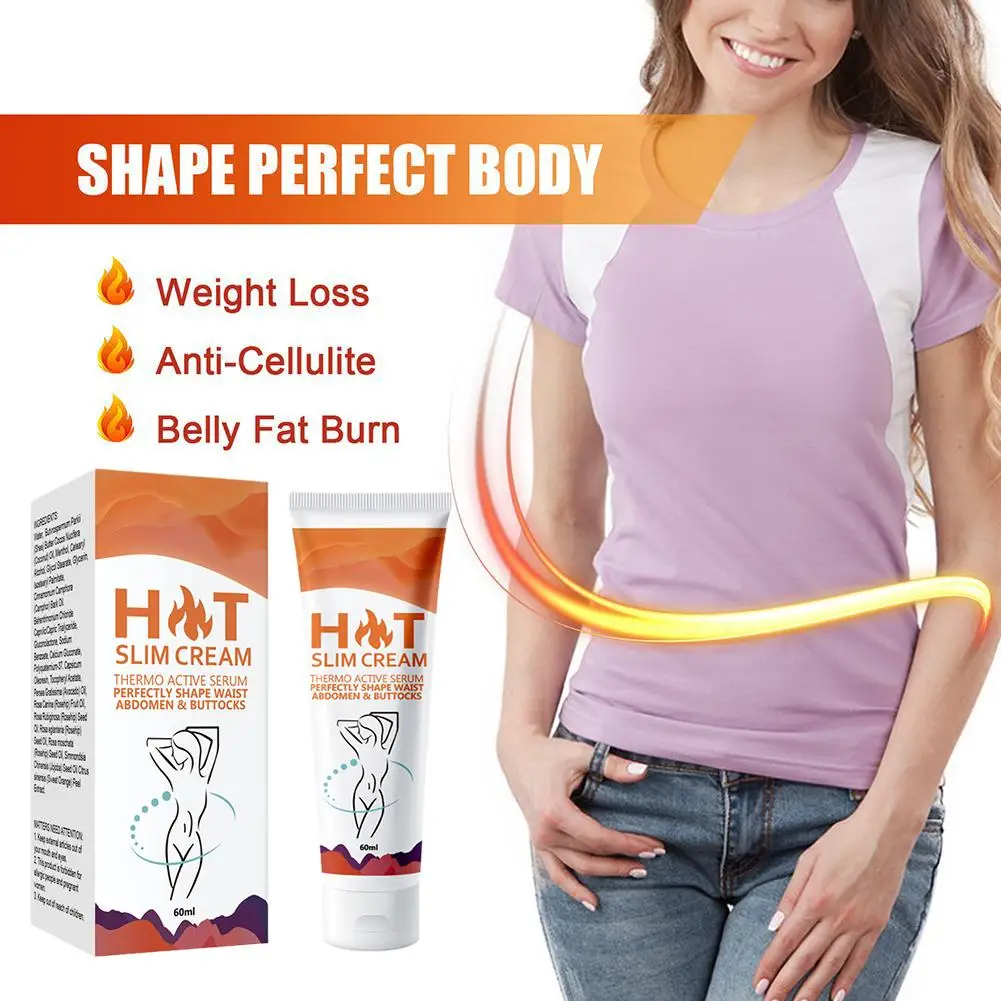 Fat Slimming Hot Burner Cream Belly Fat Burner For Skin Firming And Tightening Anti-Cellulite Slim Cream For Waist