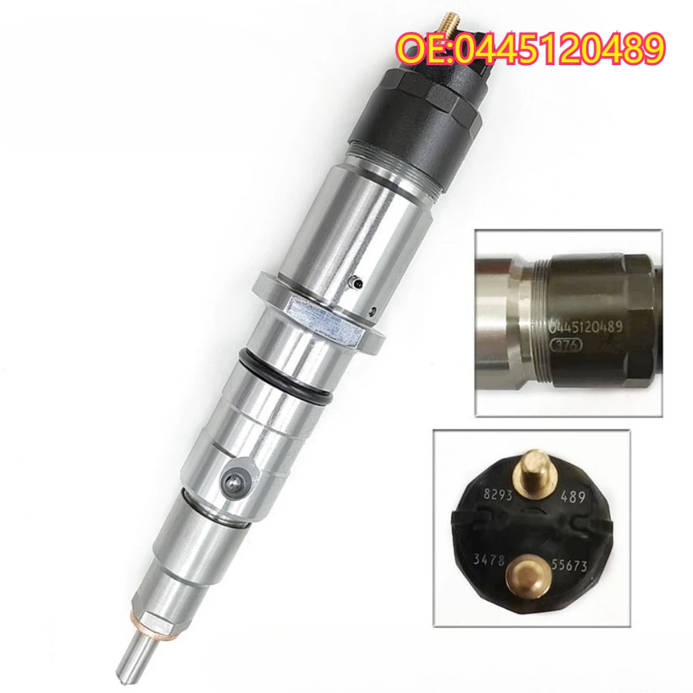 

High quality New For 0445120489 Voor ISLE9 Motor Common Rail Injector QSL9 Motor Brandstofinjector Graafmachine