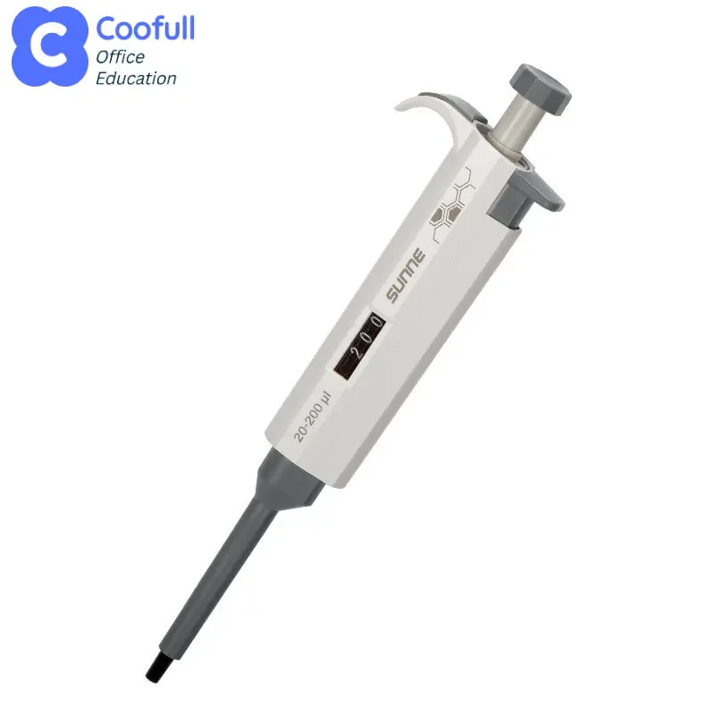 COOFULL Shangyi whole/half sterilization pipette continuous micro adjustable sampler laboratory multi-specification pipette gun