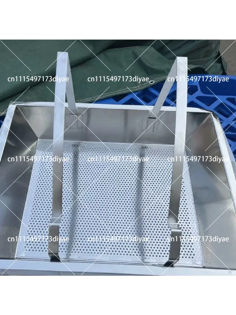 Stainless Steel Honeycomb Uncapping Tray with Food-Grade Uncapping Box Beekeeping Tool Durable