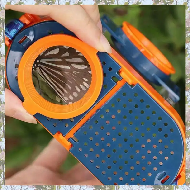 T84C-2X visualizador de insetos ao ar livre caixa de insetos lupa observador kit coletor de insetos gaiola crianças ciência natureza exploração ferramentas