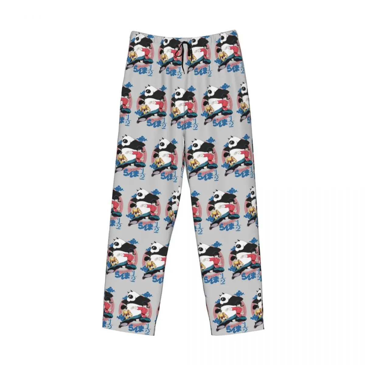 

Custom Ranma 1/2 Saotome Pig Girls Pajama Pants Men Sleepwear Sleep Lounge Bottoms with Pockets