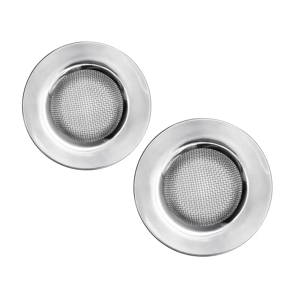 

2Pcs Kitchen Sink Strainer Drain Strainer with Fine Mesh Filter for Food Debris Hair Removal Easy Fit Sink Drain Guard