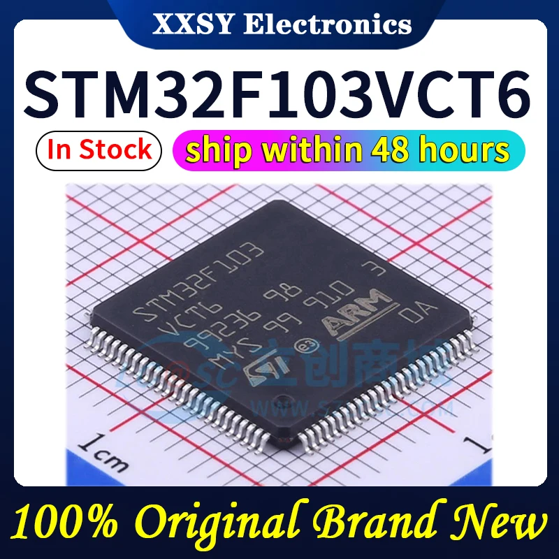 STM32F103RET6 STM32F103VBT6 STM32F103VCT6 STM32F103VET6 STM32F103ZET6 STM32F103T8U6 In stock 100% Original and New