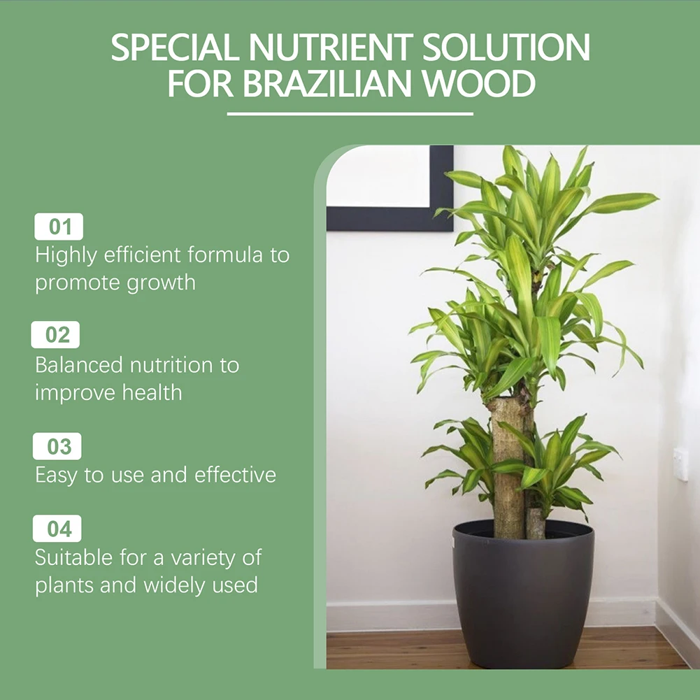 100ml Plants Liquid Fertilizer Effective Promotes Brazil Wood Health Growth Nutrientsfor for Plant Flower Nutrient Solution