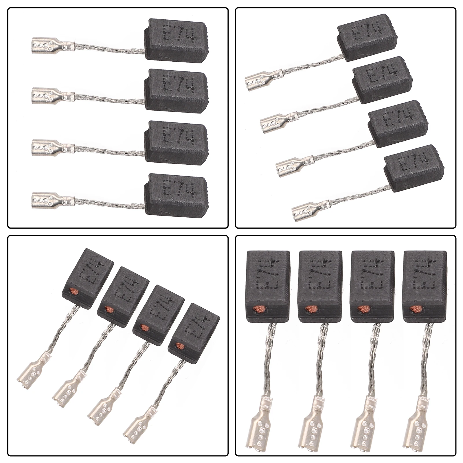 4 Pcs Carbon Brush Carbon Brush Long for service Life Metal Power Tools Carbon for gws 7-115 for gws 7-125 GOP250CE GWS720