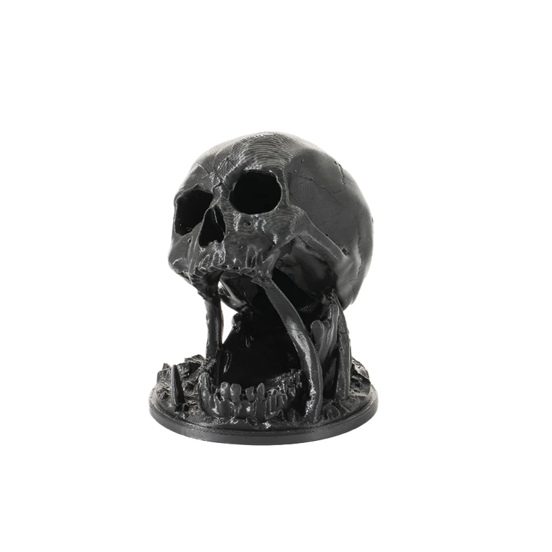 Skull Dice Tower 3D Printed DND Dice Rolling Tower Random 7PCS D20 Dice Set Included Tabletop Roleplaying Game Dice Roller Tower