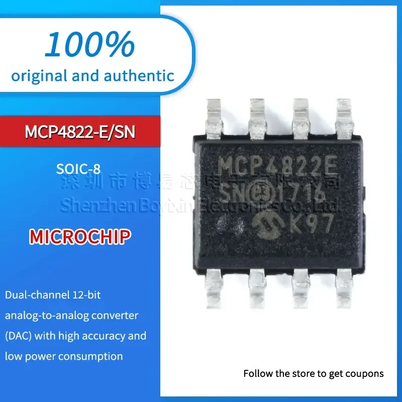 Brand new original genuine MCP4822-E/SN SOP-8