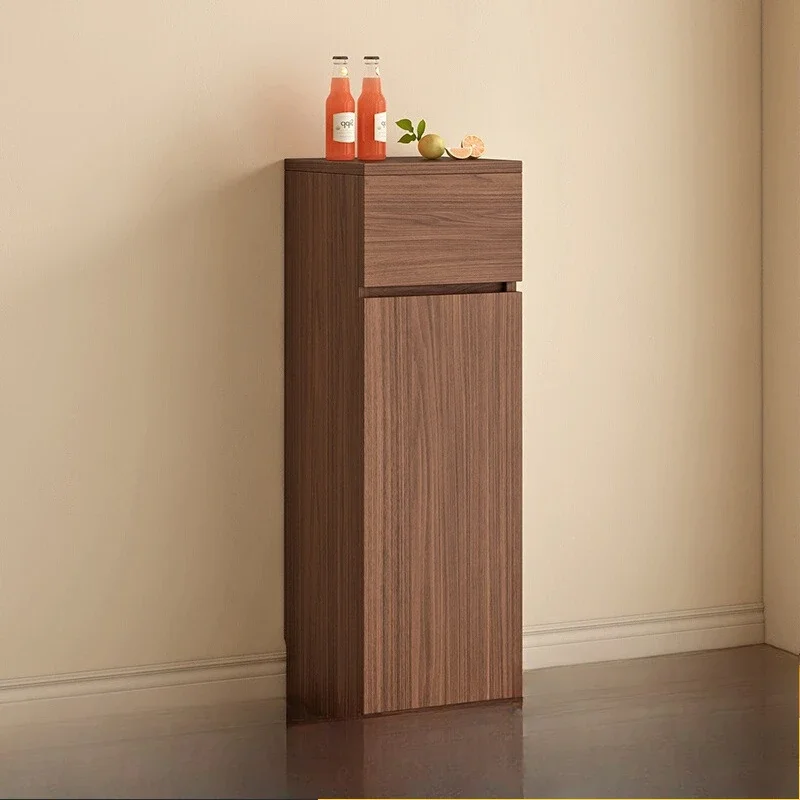 

Medieval style dining side cabinet small size narrow storage cabinet