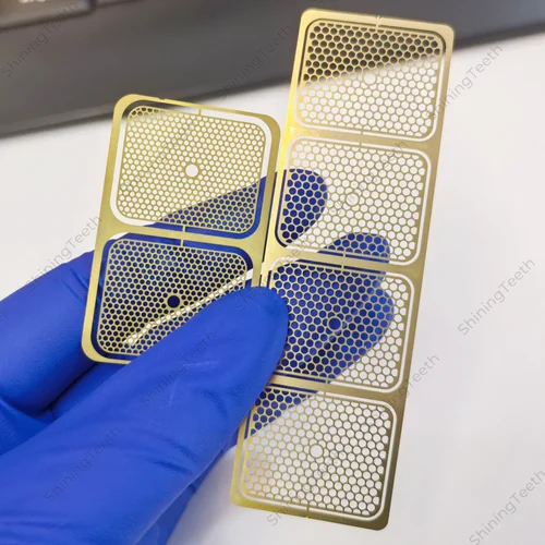 Imagen 2 del producto Placa de titanio segura de membrana de barrera de regeneración ósea Flexible GBR de malla de titanio para implante Dental