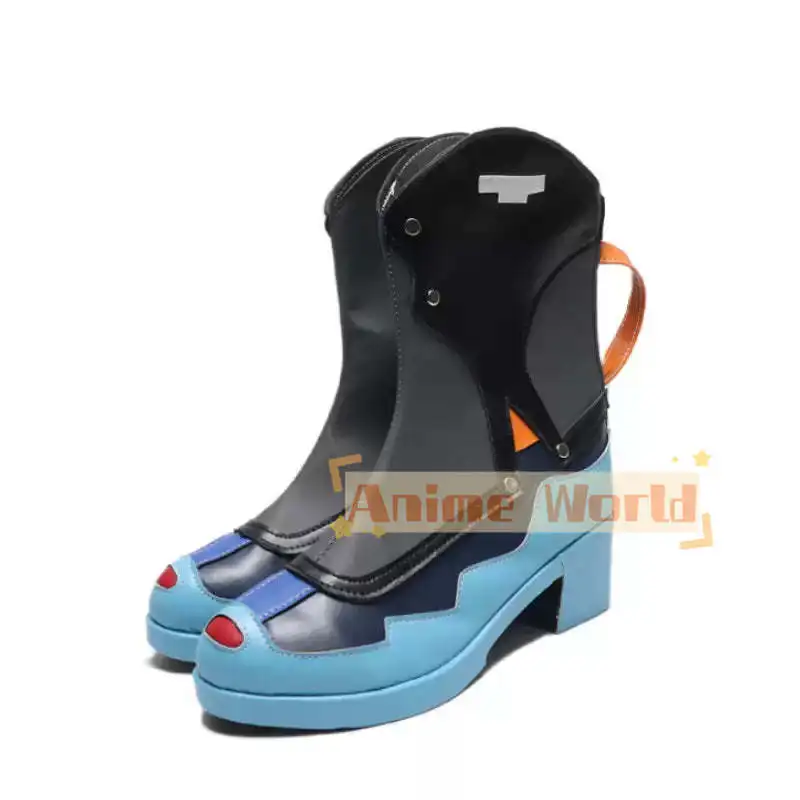 Zenless Zone Zero Zhu Yuan B Edition Cosplay Shoes Boots Custom-made Halloween Carnival Party Props