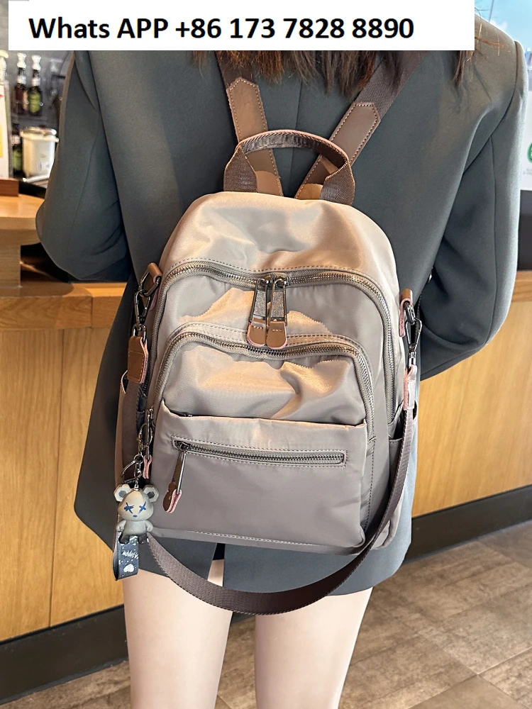 2025-new-fashion-waterproof-oxford-cloth-backpack-women's-commuter-travel-light-mountaineering-backpack-high-value-school-bag