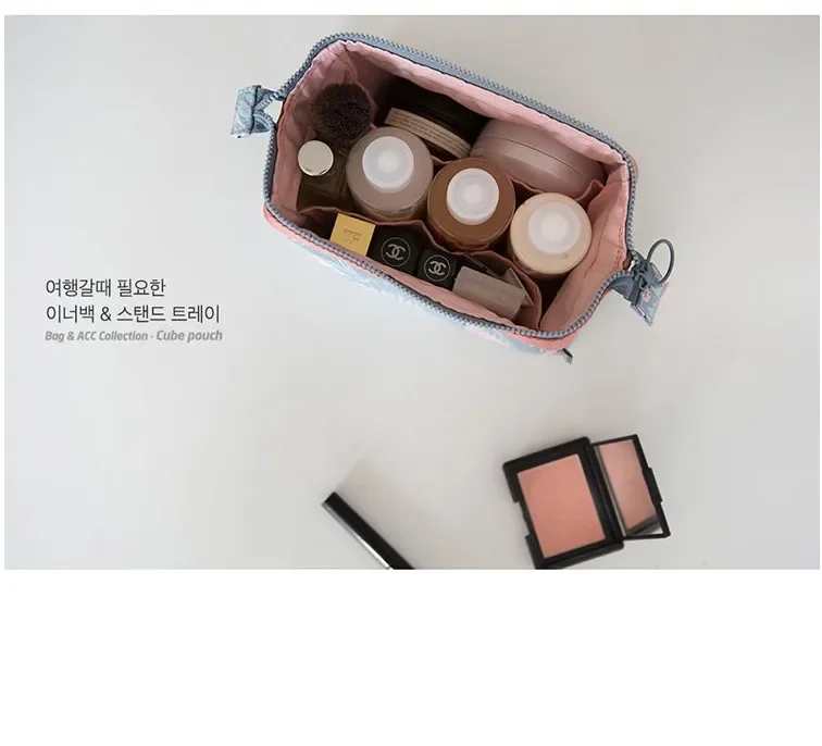 Neue Mode Kosmetik Tasche Frauen Wasserdichte Flamingo Make-Up Taschen Reise Veranstalter Kultur Kits Tragbare Make-Up Taschen Kosmetikerin – Detail 7