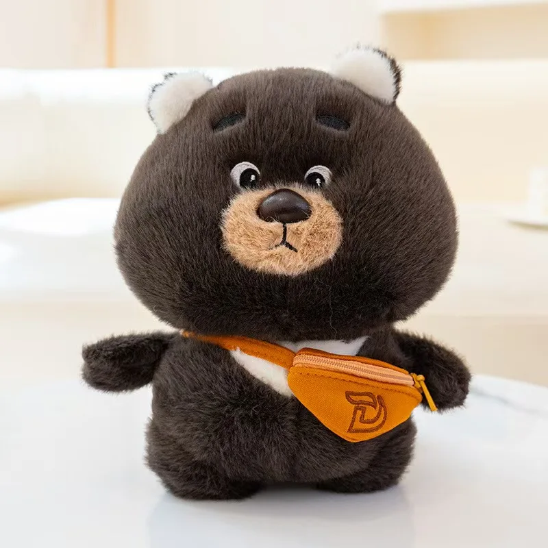 25cmパンダぬいぐるみ、ダンダンぬいぐるみ、漫画動物クマぬいぐるみ、柔らかいぬいぐるみ枕、パンダ誕生日プレゼント