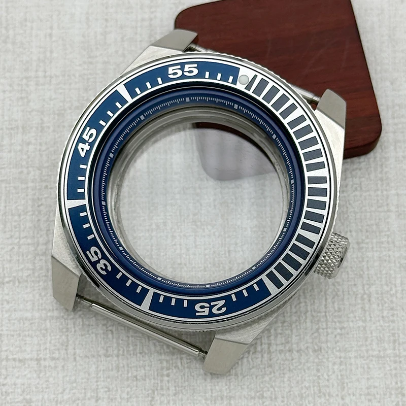 

Mod NH35 Case Samurai King Watch Case Sapphire Crystal For 28.5mm Dail NH35 NH36 NH38 4R 7S Movements Men's Case