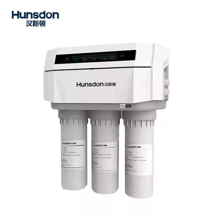 

Очиститель воды Hunsdon с высокой скоростью потока RO, 5-ступенчатый фильтр, станция очистки воды, электрическая ручная очистка бытовой воды
