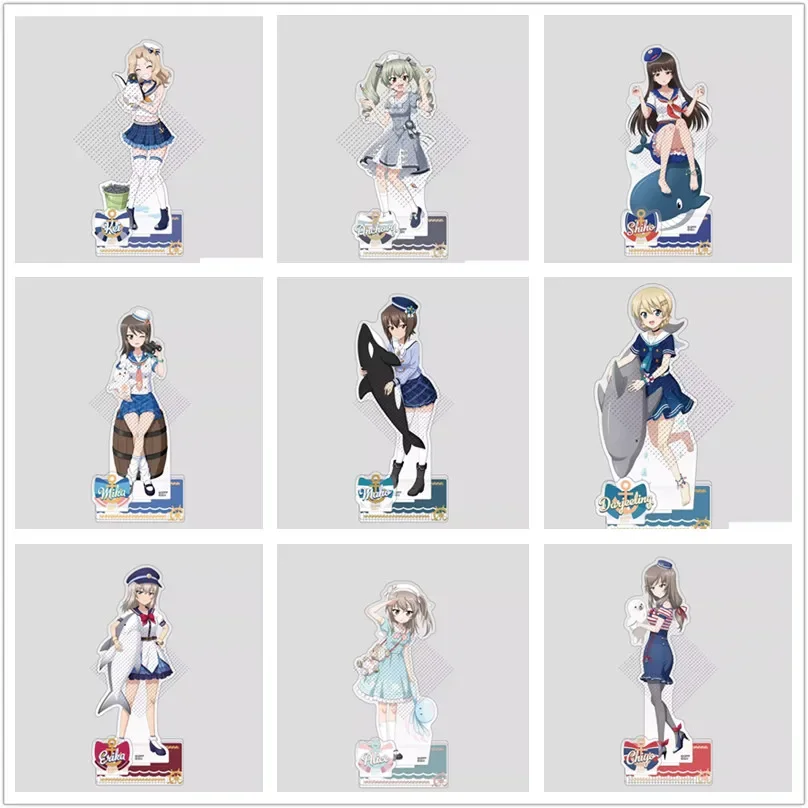 Spiel Shiho Sardellen Nishi zumi Darjeeling Acryl Stand Puppe Anime Figur Modell Platte Cosplay Spielzeug als Geschenk