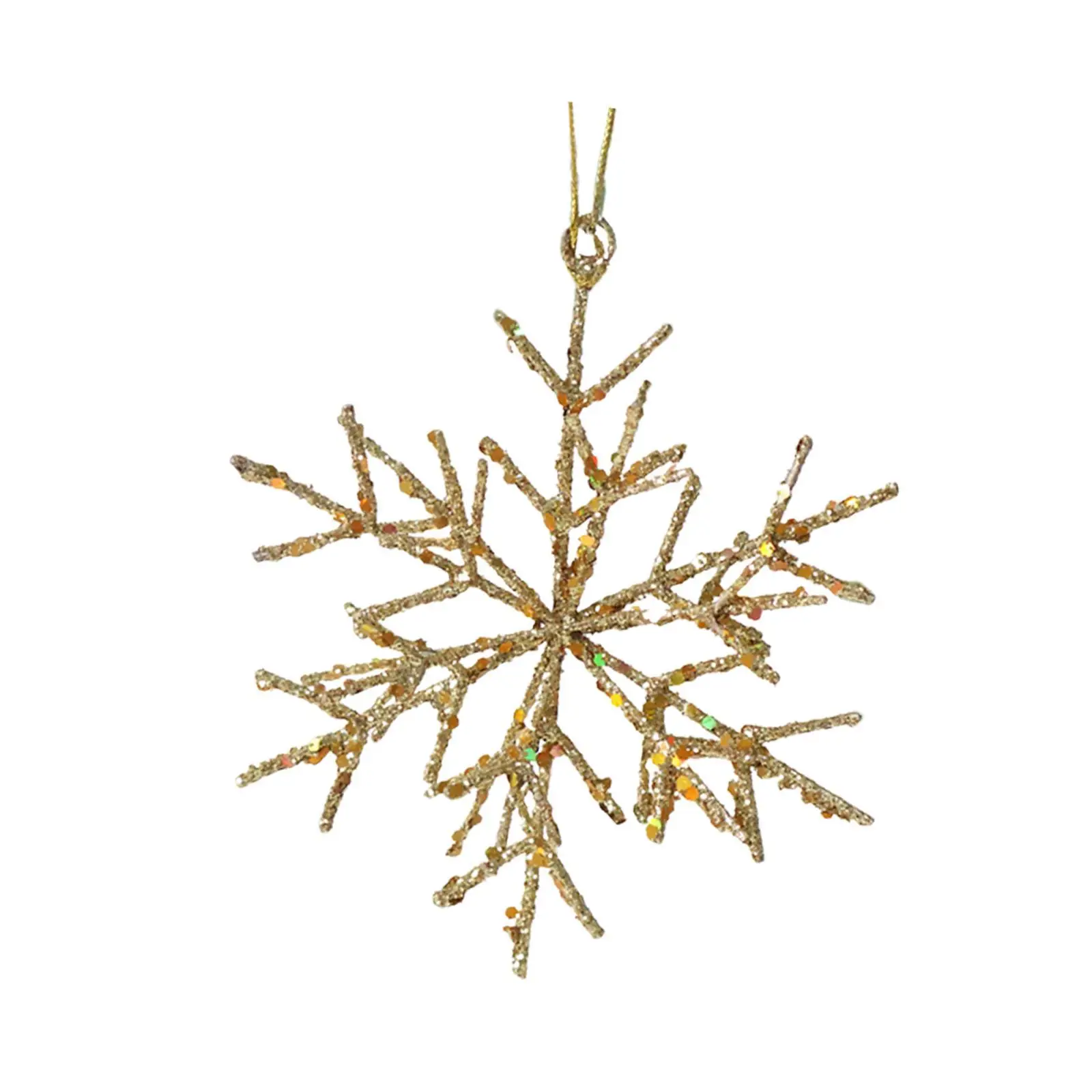 Snowflakes Hanging Ornaments 10x12.5cm Christmas Decoration Cute Multifunctional