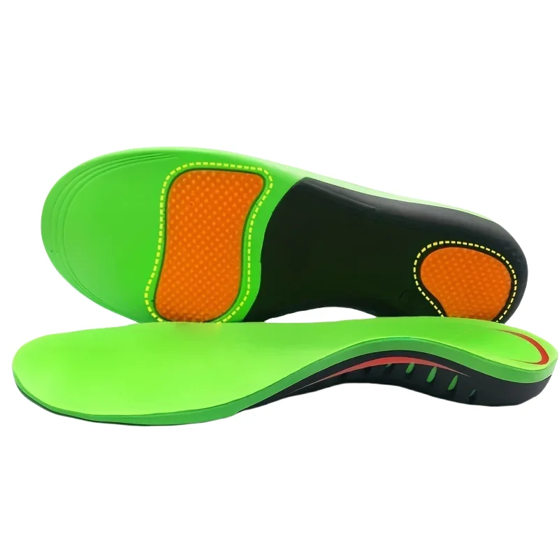 Orthopedic Insole Thickened Arch Support Shoes Pad for Flat Feet Sport Shock Absorption High Elastic Wear Resistant Foot Cushion