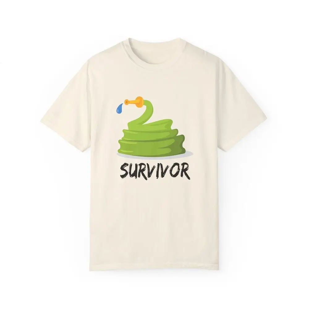 Garden Hose Survivor T Shirt 80s Life Nostalgia Tee Gen X Shirt Anime Graphic T-shirts Vintage High Quality 100%Cotton