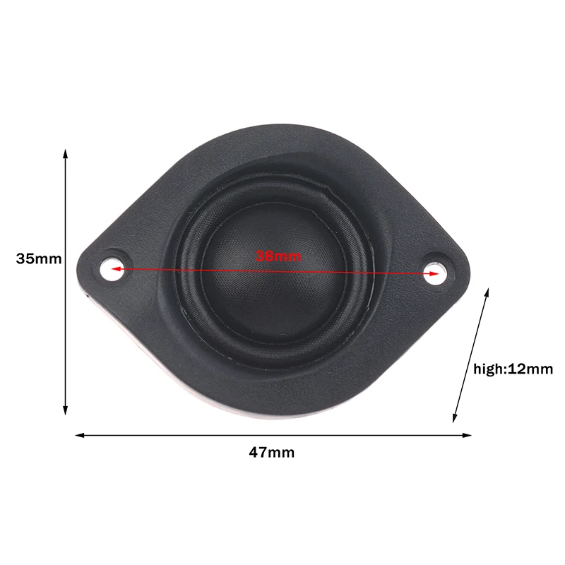 4Ohm 10W Tweeter Speakers Horn 6 Generation Silk Film Tweeter Speaker Component Replacement