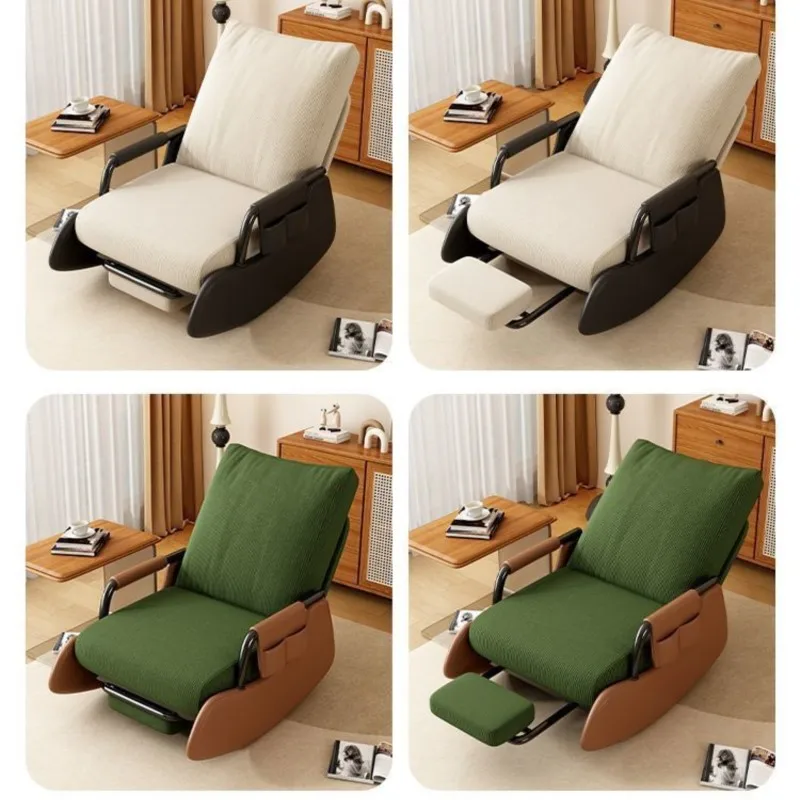 Sofa Lounge Chair Lazy Sofa Indoor Single Sofa Household Chair Available For Sitting Lying Small Rocking Chair Living Room Sofas