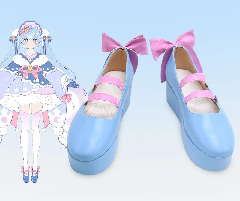 chaussures-de-cosplay-snow-miku-pour-femmes-bottes-d'halloween-tenues-de-neige-d'hiver-robe-mikuu-2023